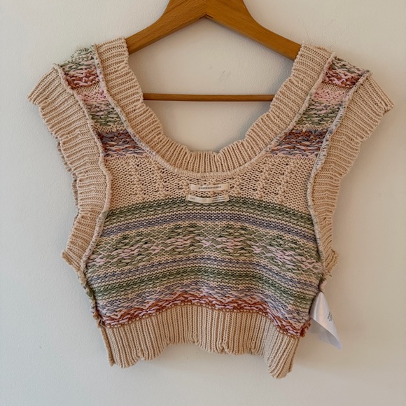 Anthropologie by Anthropologie Scalloped Sleeveless Vest Size XXSP - Picture 4 of 9